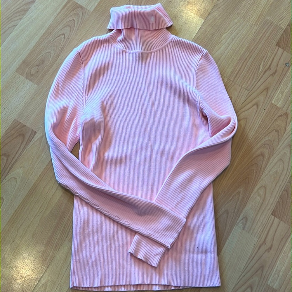 Vintage Ralph Lauren Pink Sweater Turtleneck